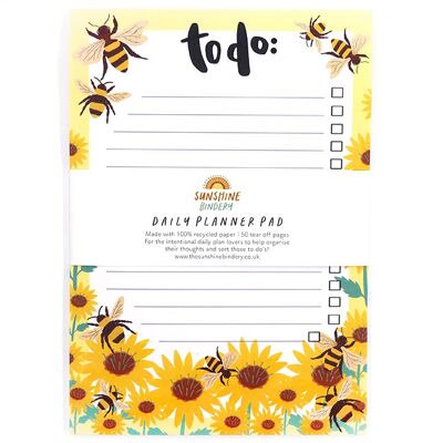 Bumble Bee To A5 Do List Notepad