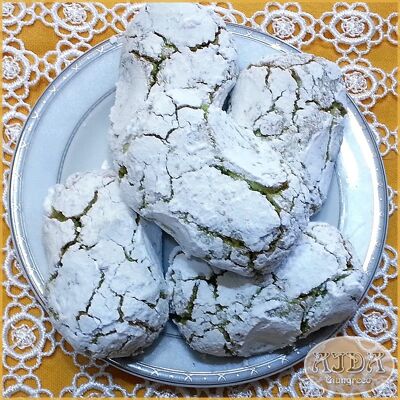 Pâte d'amande BLANCHE À LA PISTACHE VEGAN Boite 1000g