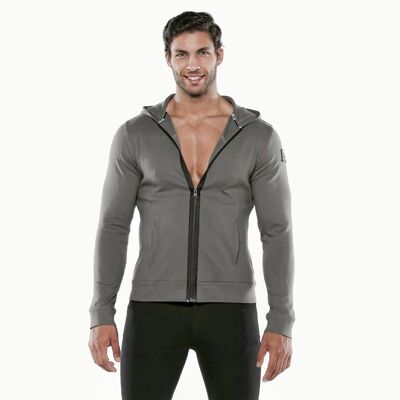 CHAQUETA ELÁSTICA GRIS