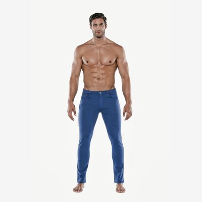 PANTALON 5 POCHES MARINE