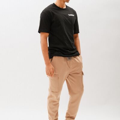 Plain Jogging Pants - Camel