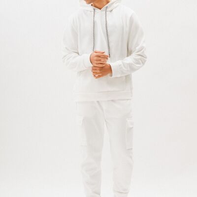 Plain Jogging Set - White