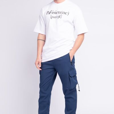 Pantaloni da jogging con tasche cargo Uni Blue