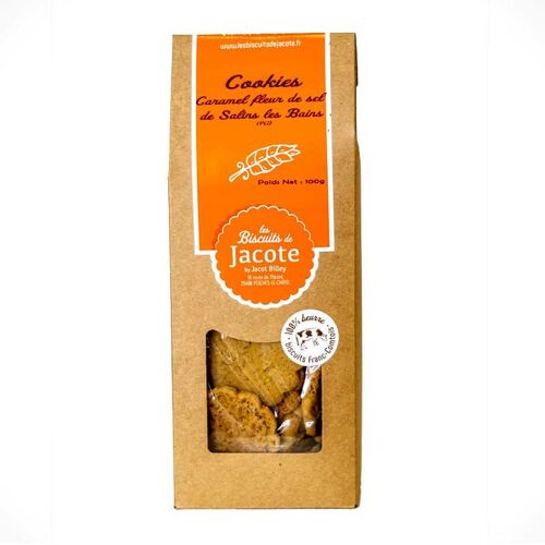 Cookies Caramel Fleur de Sel de Salins les Bains (100g)