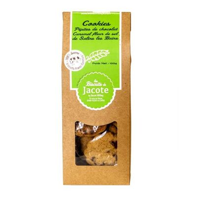 Cookies Pépites de chocolat Caramel Fleur de Sel de Salins les Bains (100g)