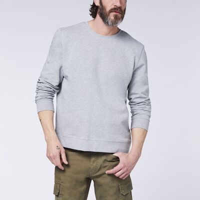 Herren - Sweater im Basic-Stil - Vapor Blue Melange