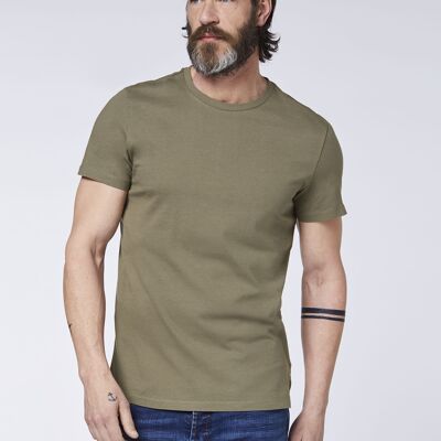 Herren - T-Shirt im Basic-Look - Dusty Olive