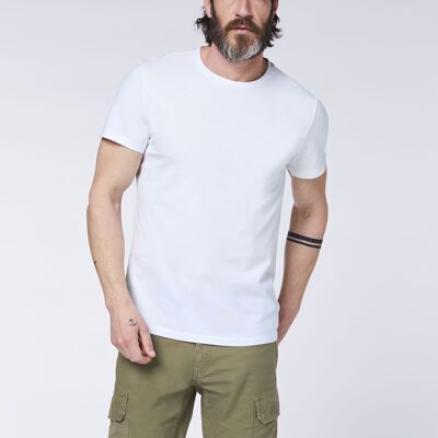 Herren - T-Shirt im Basic-Look - Bright White