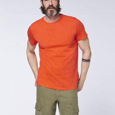 Herren - T-Shirt im Basic-Look - Flame