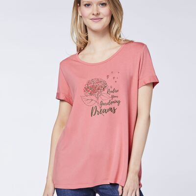 Damen - Print-Shirt aus Viskose-Elasthanmix - Lantara