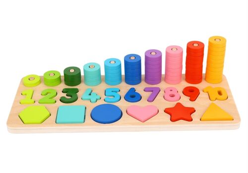 Counting Stacker With Shapes