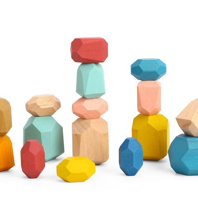 Wooden Stacking Stones