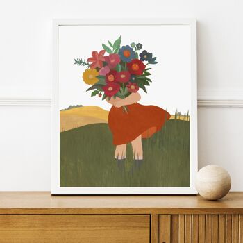 Affiche "Bouquet de Fleurs" A3 2