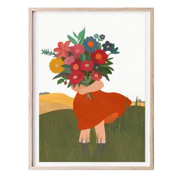 Affiche "Bouquet de Fleurs" A3 1