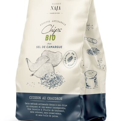 Organic Crisps with Camargue salt -40g