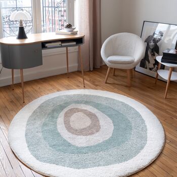 Tapis Organik rond 1