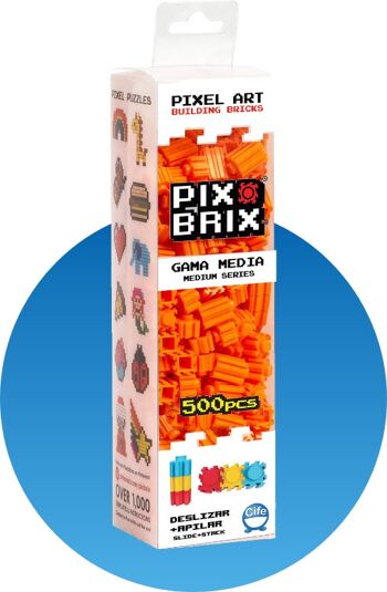 pix brix 500 pièces - Orange moyen 1