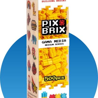Pix Brix 500 Stück - Mittelgelb