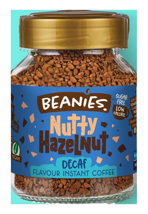 Beanies Decaf Nutty Hazelnut Flavoured Coffee