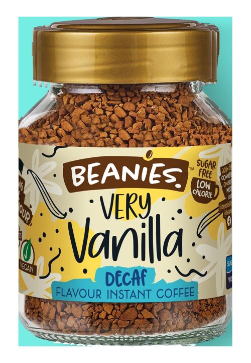 Beanies Decaf 50g - Very Vanilla Flavoured Coffee