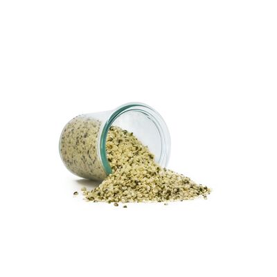 Organic hemp seeds peeled & raw