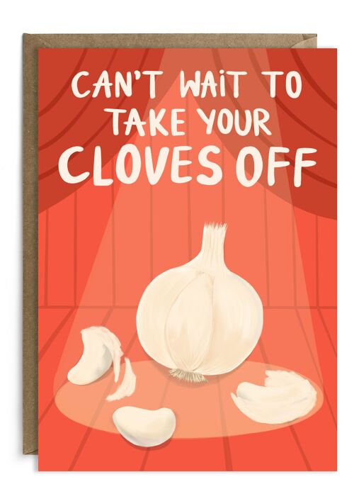 Cloves Off Love Card | Anniversary Card | Valentine’s Card
