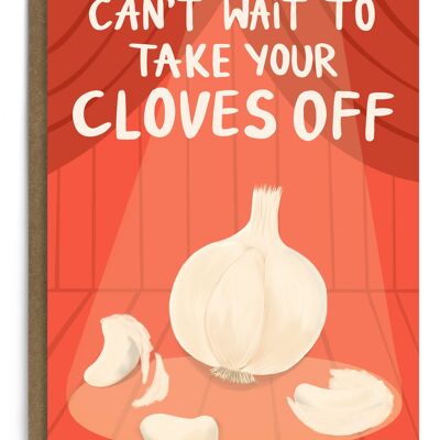 Cloves Off Love Card | Anniversary Card | Valentine’s Card