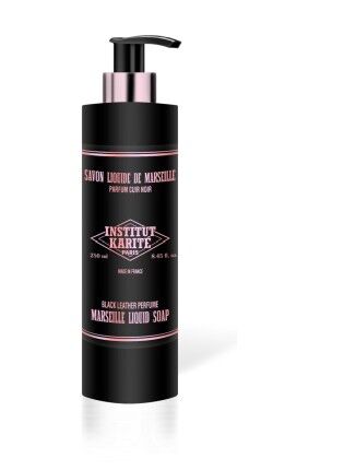 Marseiller Flüssigseife aus schwarzem Leder 250 ml