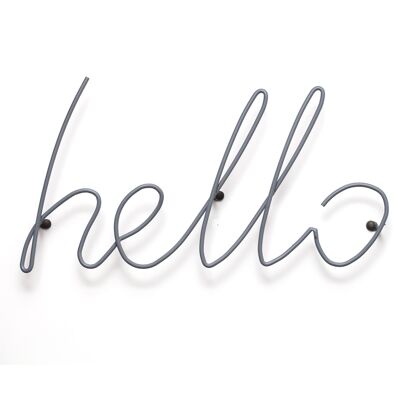 Hello Coat Rack - Grey