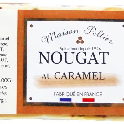 Maison Peltier Nougat au caramel Beurre Salé 100g (barre)
