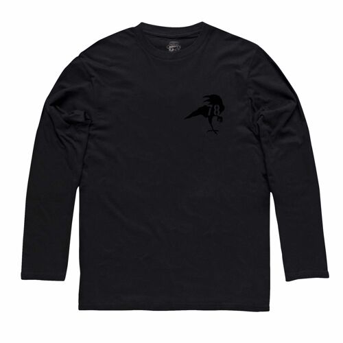 RK CORVUS 78 Blk on Blk LS Tee Limited Edition