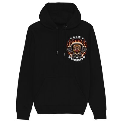 RK CHOPPER Hoodie mit Taschenaufdruck