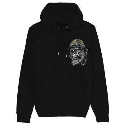 SILVERBACK Hoodie mit Taschenaufdruck