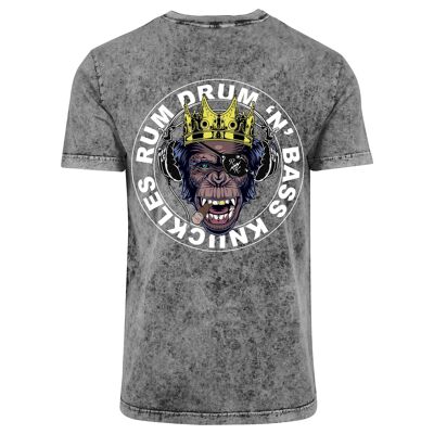 T-shirt con lavaggio acido RUM DRUM'N' BASS