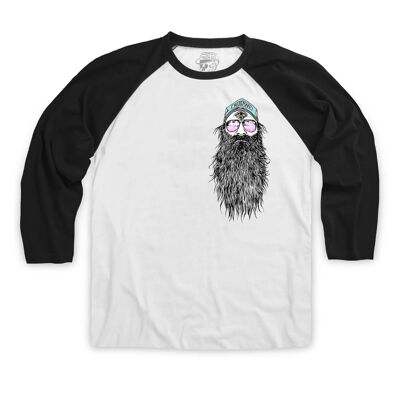 BEARDY MAN 22 Raglan Tee