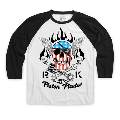 PISTON PIRATES Raglan Tee