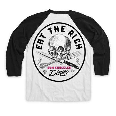 COMA LOS RICOS Camiseta raglán