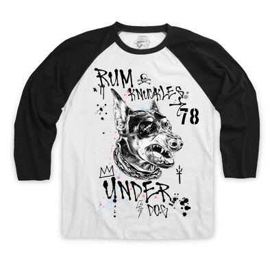 UNDER DOG Maglietta Raglan