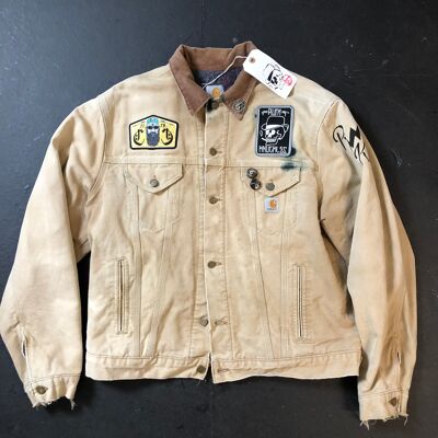 RK Reworked Vintage Carhartt Workwear Jacket - Beardy Man, RK Skull