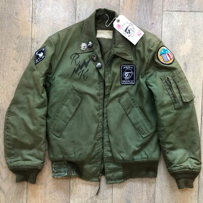 RK Raven - Hand stencilled 70's USA Tank Jacket