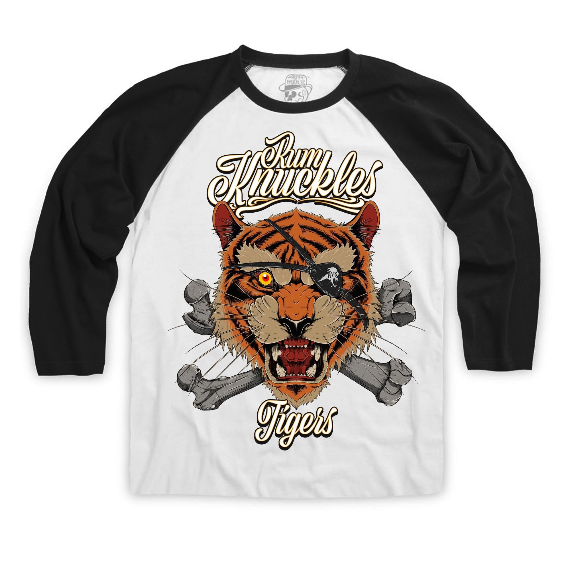 TIGER CROSSBONES Maglietta Raglan