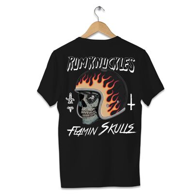 T-shirt a maniche corte FLAMIN' SKULLS