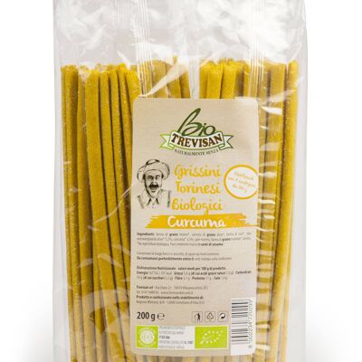 Turinese breadsticks with turmeric (4 bags) BIO