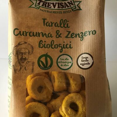 BIO turmeric and ginger tarallini from Puglia