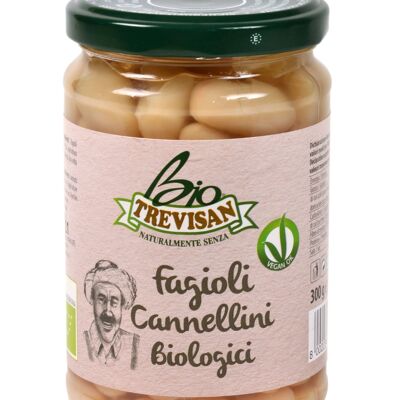 Cannellini-Bohnen in Bio-Gläsern gekocht