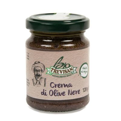 Bio-Creme aus schwarzen Oliven