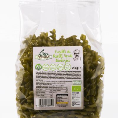 Fusilli 100% green peas s / g BIO