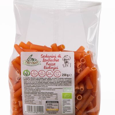 Sedanini 100% red lentils s / g BIO