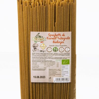Espaguetis Kamut orgánicos enteros
