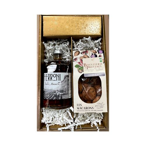 Coffret Rhum Ferroni Ambré 2 verres - Marseille 40° - Saumane Arts & Vin